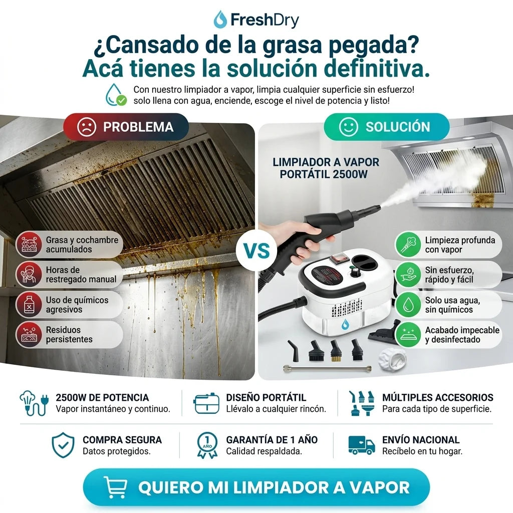 Limpiador de vapor "Steam Cleaner" 2500W